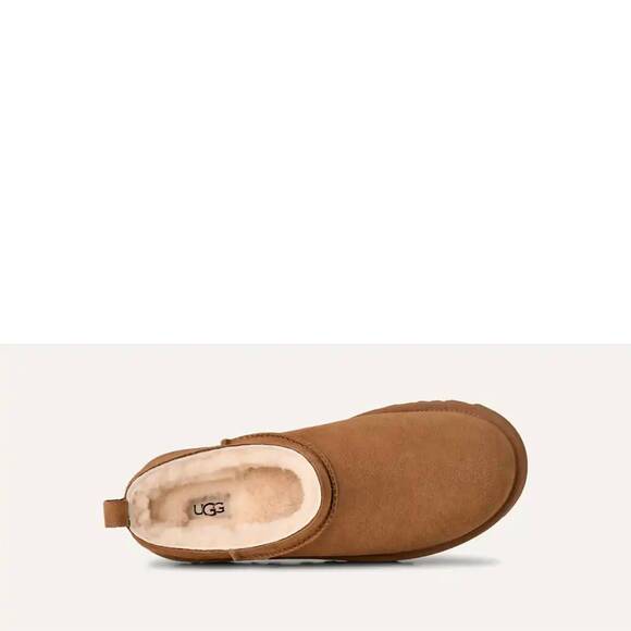 NEW UGG men's classic micro boot in chestnut
